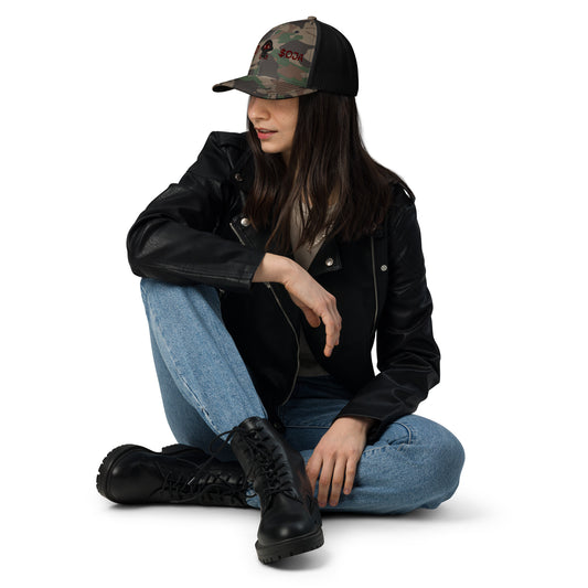 Kid $OJA Camouflage trucker hat