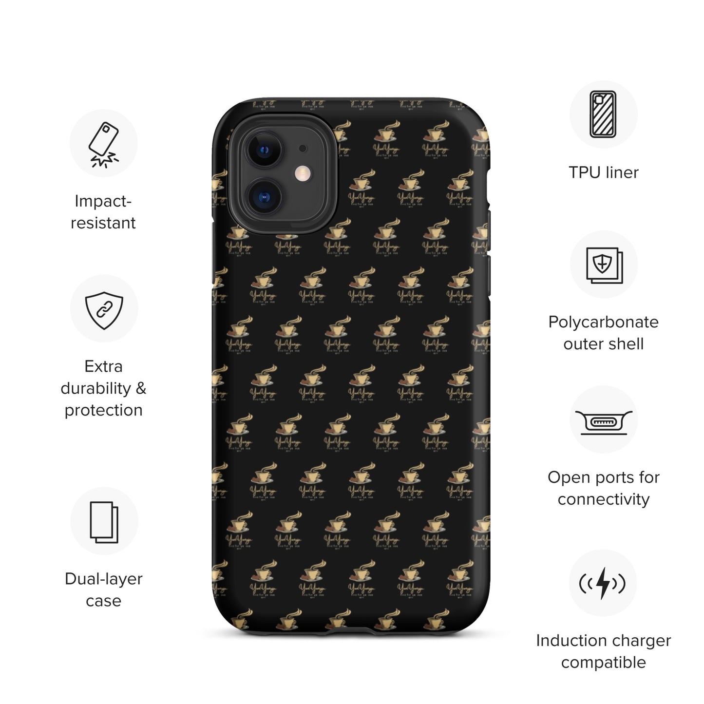 YumYumsoja podcast Tough iPhone case